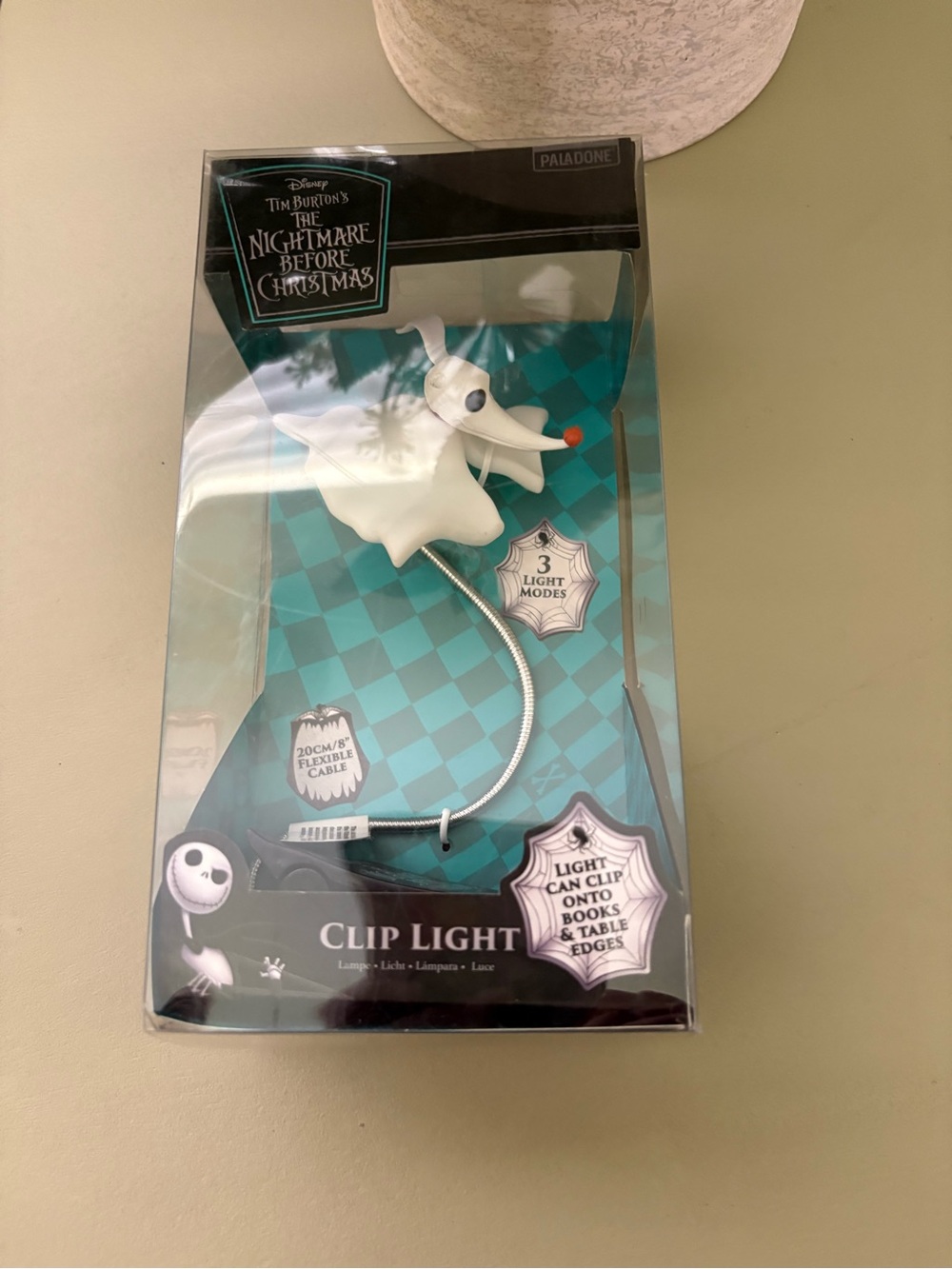 Disney The Nightmare Before Christmas Zero Clip Light - White, Black, Silver - Picture 2 of 5